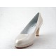Platform pump in pearly ivory leather heel 6 - Available sizes:  32