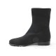 Damenstiefelette aus schwarzem elastischem Stoff Absatz 2 - Verfügbare Größen:  32
