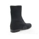Stivaletto da donna in tessuto nero elasticizzato tacco 2 - Misure disponibili: 32
