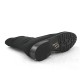 Stivaletto elasticizzato in tessuto nero -  