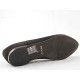 Ballerina with button in brown leather and suede heel 1 - Available sizes:  32