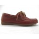 Sportlicher Herrenschnürschuh aus braunem Leder