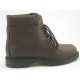 Polacco stringato in pelle marrone -  