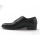 Oxfordschuh mit Schnürsenkel und Kappe für Herren aus schwarzem Leder - Verfügbare Größen:  51, 52