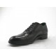 Scarpa elegante stringata da uomo modello oxford con puntale in pelle nera - Misure disponibili: 51, 52