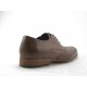 Stringato  in pelle taupe -  
