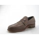 Mocassin pour hommes en cuir taupe - Pointures disponibles:  52