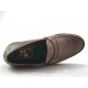 Mocassin pour hommes en cuir taupe - Pointures disponibles:  52