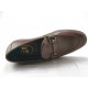 Mocassino da uomo con morsetto in pelle taupe - Misure disponibili: 38, 47, 51, 52