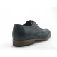 Herrenderbyschuh mit Schnürsenkeln und Flügelkappe aus blauem Leder - Verfügbare Größen:  50