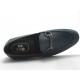 Mocassin pour hommes avec accessoire en cuir bleu - Pointures disponibles:  38, 52