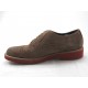 Chaussure richelieu sportif à lacets pour hommes en daim taupe - Pointures disponibles:  47, 52