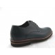 Stringato sportivo in pelle blu -  