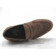 Mocasin para hombres en gamuza de color gris pardo - Tallas disponibles:  36, 47