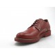 Stringato sportivo in pelle cuoio -  