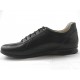 Scarpa sportiva stringata da uomo in pelle nera - Misure disponibili: 37