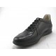Chaussure à lacets pour hommes en cuir noir - Pointures disponibles:  37