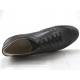Chaussure à lacets pour hommes en cuir noir - Pointures disponibles:  37