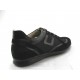 Chaussure à lacets pour hommes en daim, cuir et tissu noir - Pointures disponibles:  36, 37