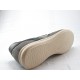 Zapato deportivo con cordones para hombre en gamuza beis arena, piel gris y tejido - Tallas disponibles:  36, 37