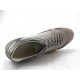 Zapato deportivo con cordones para hombre en gamuza beis arena, piel gris y tejido - Tallas disponibles:  36, 37
