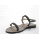 Sandalia con estrass en charol de color negro tacon 1 - Tallas disponibles:  31