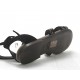 Sandal with strap and studs in black suede heel 1 - Available sizes:  32