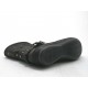 Stivaletto con fibbia e borchie in pelle nera e marrone zeppa 1 - Misure disponibili: 32