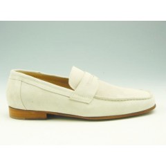 Mocassino da uomo  in camoscio sabbia - Misure disponibili: 36, 37, 38, 39, 41, 43, 44, 50, 51