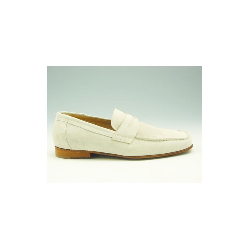Loafer for men in sandcolored suede - Available sizes:  36, 37, 38, 39, 41, 43, 44, 50, 51