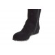 Damenstiefel mit Reißverschluß aus schwarzem Wildleder Keilabsatz 1 - Verfügbare Größen:  32
