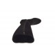Bottes pour femmes avec fermeture éclair en daim noir talon compensé 1 - Pointures disponibles:  32