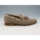 Mocassin avec glands pour hommes en daim beige sable - Pointures disponibles:  38, 39, 52