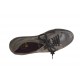 Zapatos cerrado con cordones en piel y gamuza gris - Tallas disponibles:  47