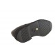 Chaussures derby à lacets avec bout Brogue pour hommes en cuir noir - Pointures disponibles:  50