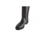 Bota para mujer con cremallera y hebilla en piel color negro tacon 3 - Tallas disponibles:  32