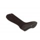 Woman's boot with zippers and tassels in dark brown suede wedge heel 3 - Available sizes:  42