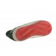 Zapato alto con cordones, cremallera y estrases en gamuza verde cuña 1 - Tallas disponibles:  32, 33