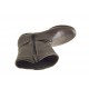 310664-Stivaletto con cerniera  in pelle taupe
