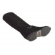 Stivale da donna con cerniera e fibbia in camoscio nero tacco 1 - Misure disponibili: 32