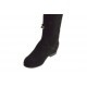 Stivale da donna con catena in camoscio nero tacco 1 - Misure disponibili: 32, 33