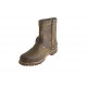 Stivaletto da uomo con cerniera e fibbie in pelle color terra - Misure disponibili: 38