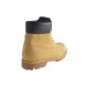 Bottine avec lacets pour hommes en cuir nubuck jaune ocre - Pointures disponibles:  36, 37, 38