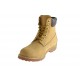 Botines con cordones para hombre en piel nubuk amarillo ocre - Tallas disponibles:  36, 37, 38
