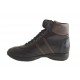 Botines con cordones para hombre en piel color negro y marrón - Tallas disponibles:  36, 37, 38, 50