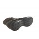 Polacco stringato in pelle nero+marrone -  