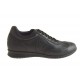 Zapatos para hombre con cordones en piel de color negro