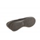 Scarpa chiusa stringata in pelle marrone scuro -  