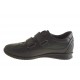 Chaussure sportif pour hommes avec velcro en cuir noir - Pointures disponibles:  37