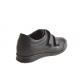 Zapato deportivo con velcro para hombres en piel negra - Tallas disponibles:  37